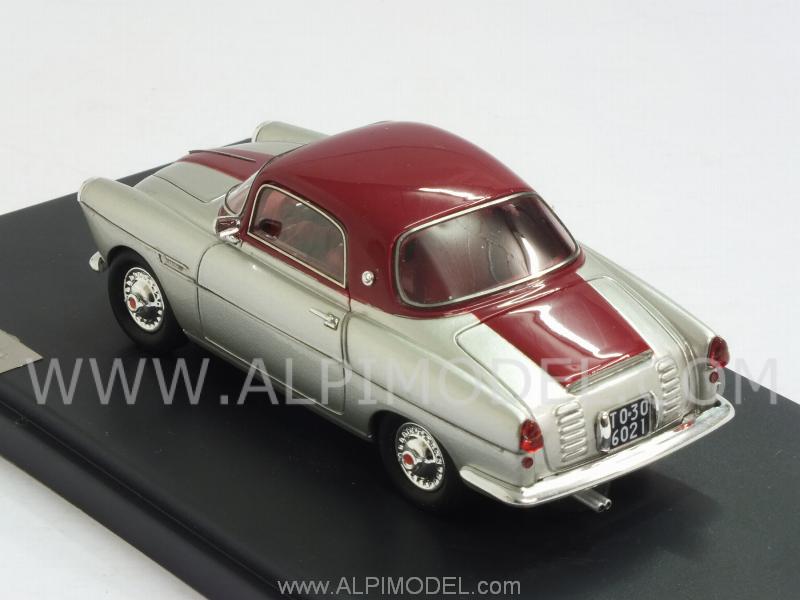 Fiat 600 Viotti Coupe 1959 (Silver/Red) - matrix-models