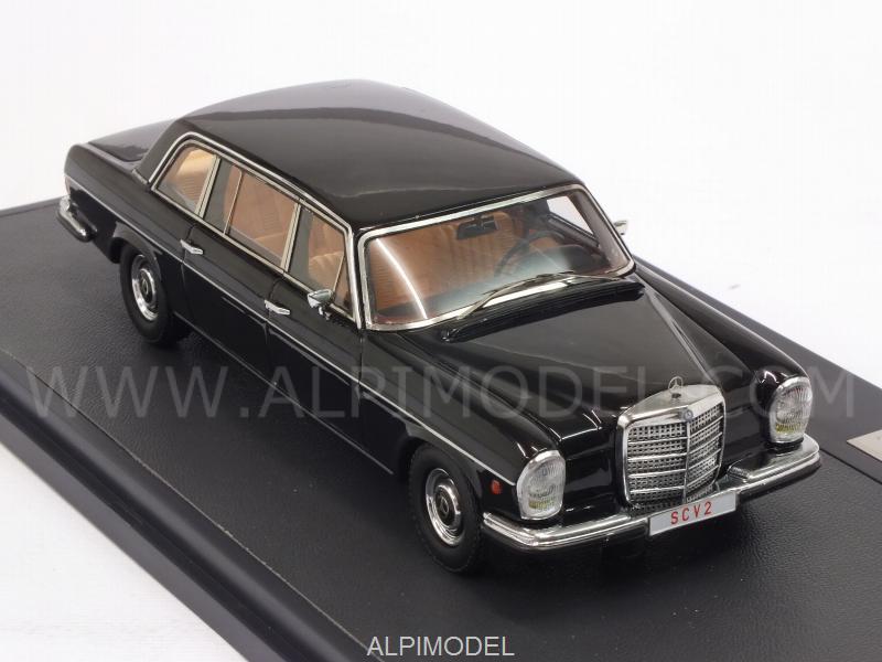 Mercedes 300 SEL W109 Lang - Citta' del Vaticano 1967 (Black) - matrix-models