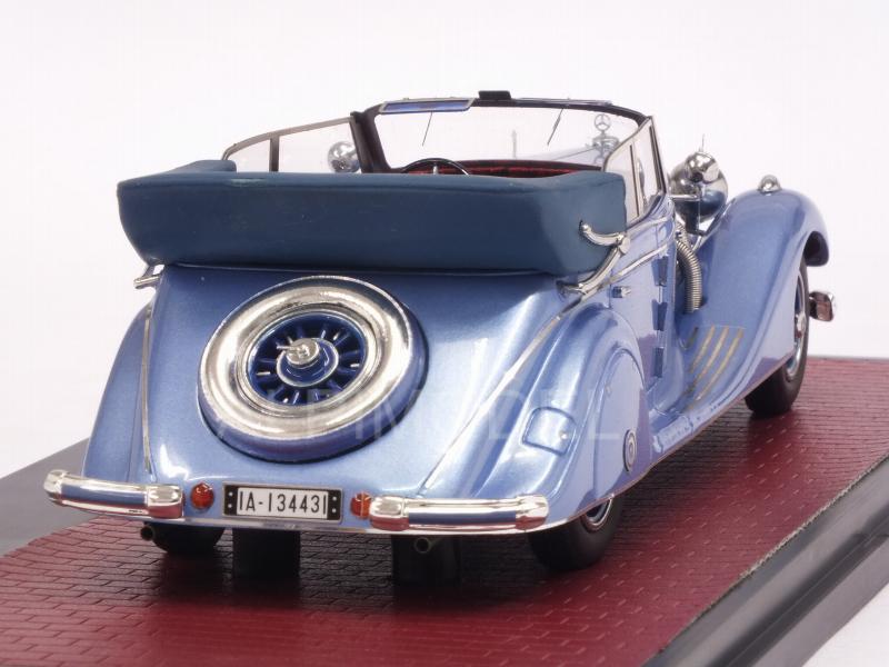 Mercedes 770 Cabriolet D (W07) Hermann Goering 1937 (Blue Metallic) - matrix-models