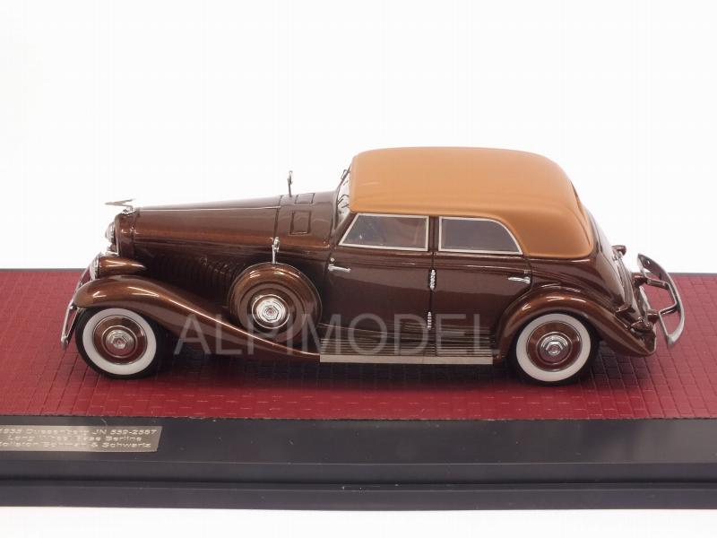 Duesenberg JN 559-2587 Rollston Sedan LWB 1935 (Brown Metallic) - matrix-models