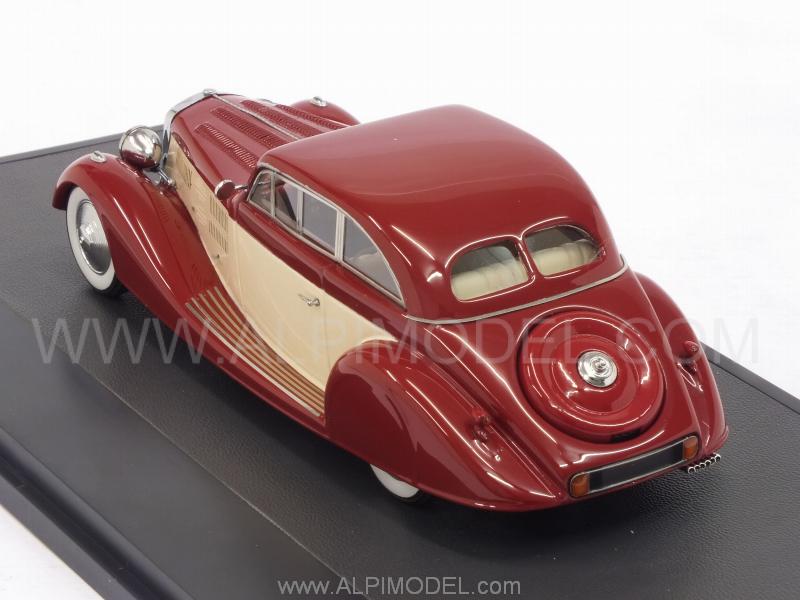 Delage D8 105S Aerodinamic Letourneur-Marchand Autobineau 1935 (Red/Cream) - matrix-models