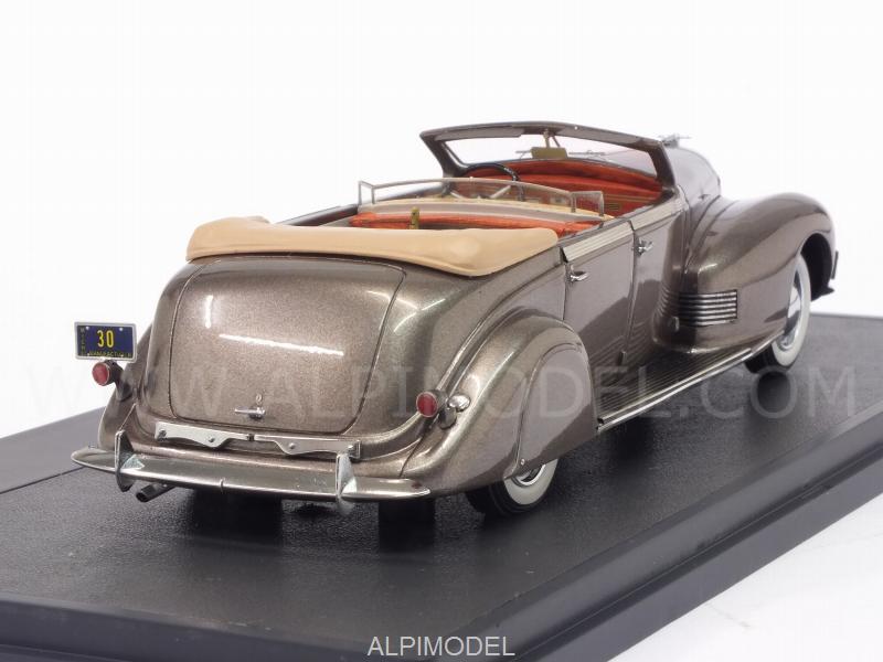 Lincoln Model K Le Baron Convertible Sedan 1938 (Grey Metallic/Beige) - matrix-models