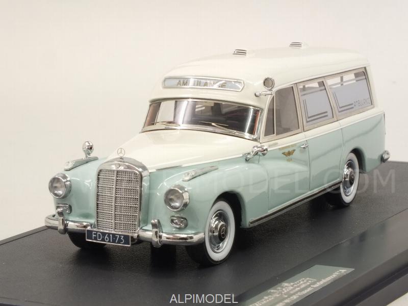 Mercedes 300D W189 Visser Ambulance VZA 1961 (White/Grey) by matrix-models