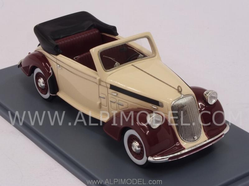 Steyr 220 Vabriolet 1937 (Cream/Dark Red) - neo
