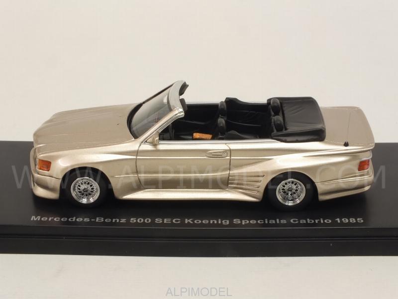 Mercedes 500 SEC Koenig Specials Cabrio 1985 (Metallic Light Gold) - neo