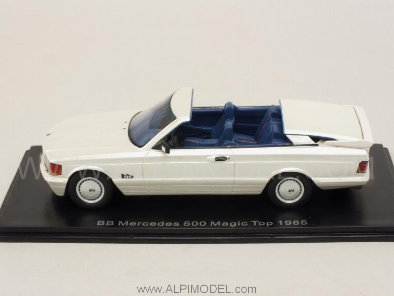 Mercedes SEC BB Magic Top Open 1985 (Metallic White) - neo