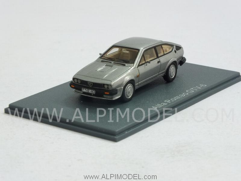 Alfa Romeo GTV-6 (Grey Metallic)  (H0 - 1/87 scale - 5cm) by neo