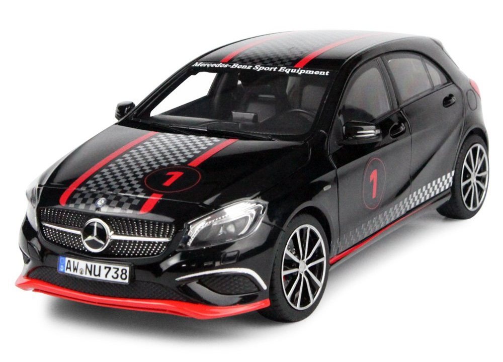 Mercedes A-Class Sport Equipment 2013 (Black w/racing Deco) by norev