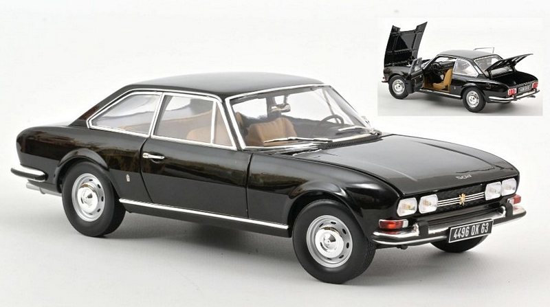 Peugeot 504 Coupe 1969 (Black) by norev