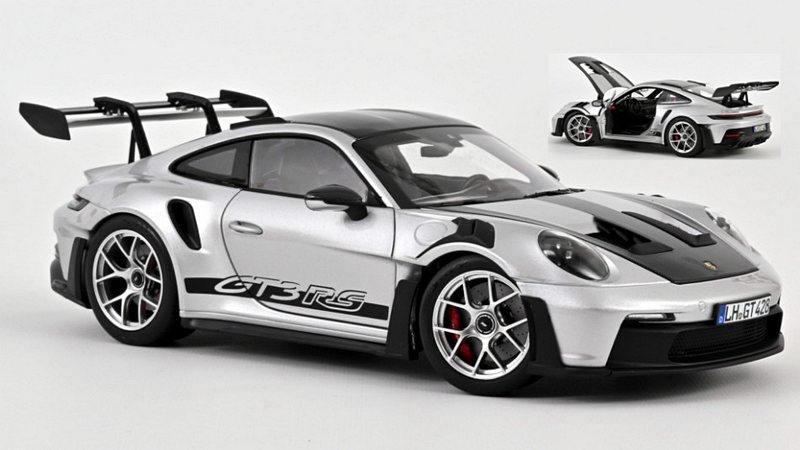 Porsche 911 GT3 RSs Weissach Package 2022 (GT-Silver) by norev