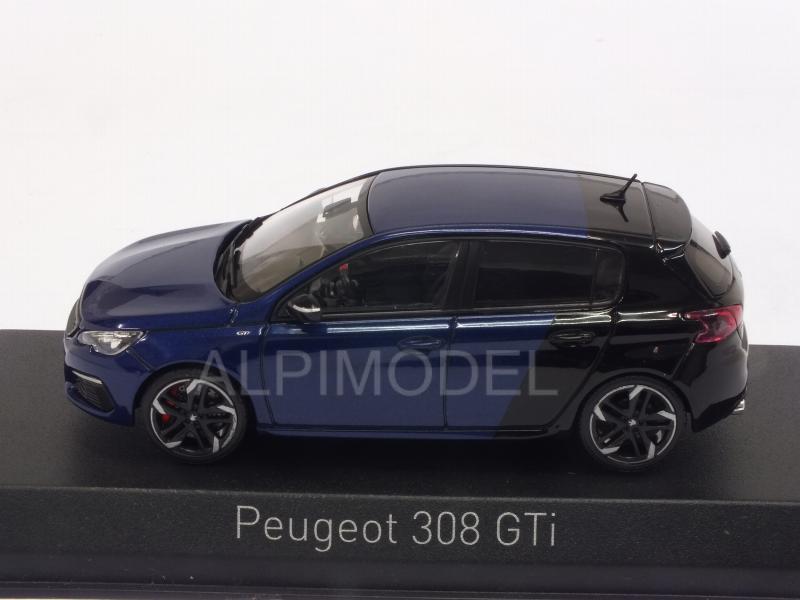 Peugeot 308 GTI Coupe Franche 2017 (Magnetic Blue/Black) - norev