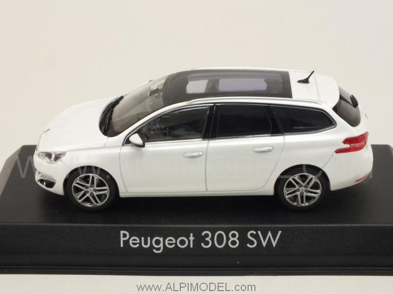 Peugeot 308 SW 2013 (Pearl White) - norev