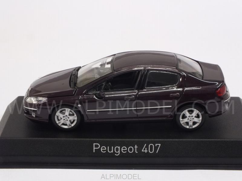 Peugeot 407 2006 (Montecristo Plum) - norev