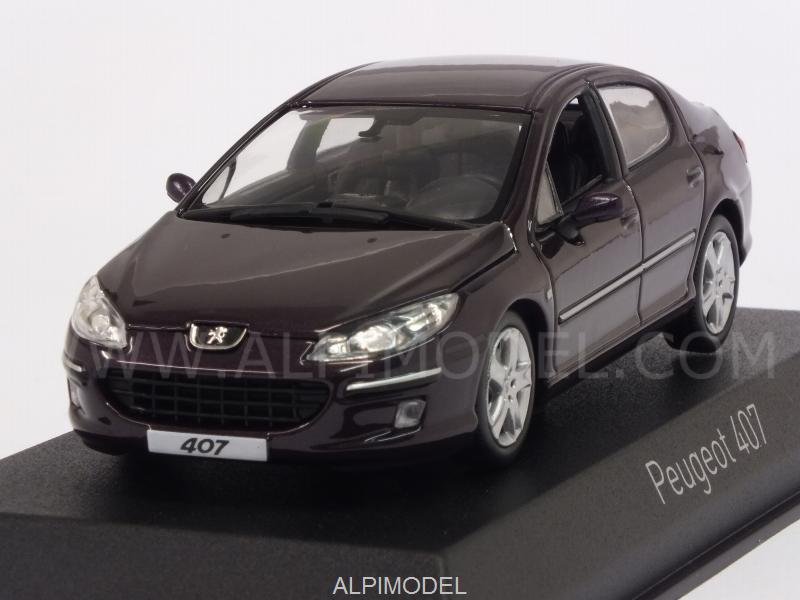Peugeot 407 2006 (Montecristo Plum) by norev