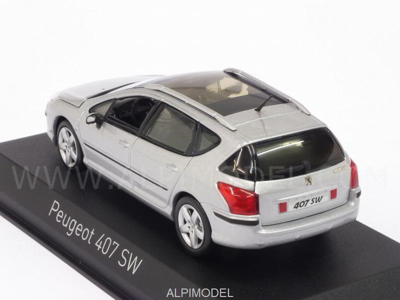 Peugeot 407 SW 2004 (Aluminium Silver) - norev