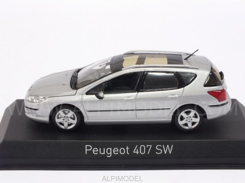 Peugeot 407 SW 2004 (Aluminium Silver) - norev