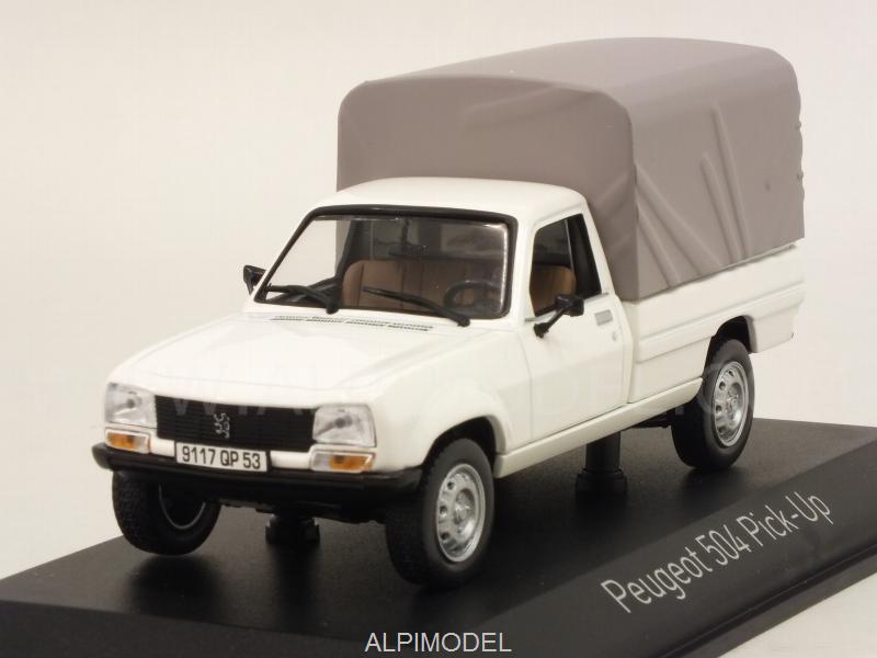 Peugeot 504 Pick-up Canvas 1985 (White) by norev