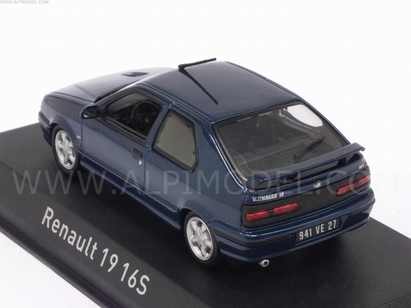 Renault 19 16S 1992 (Sport Blue) - norev