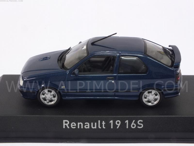Renault 19 16S 1992 (Sport Blue) - norev