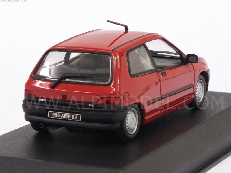 Renault Clio I 1990 (Red) - norev