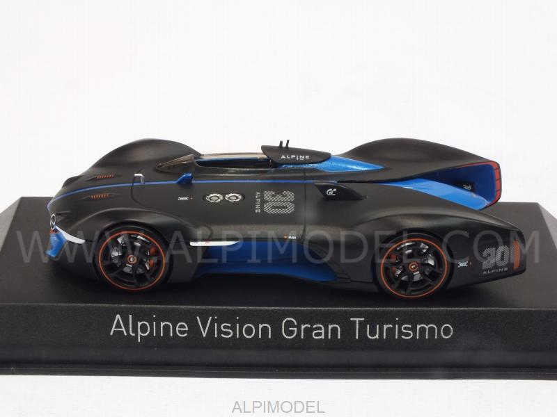 Alpine Vision Gran Turismo 2015 (Matt Black/Blue) - norev