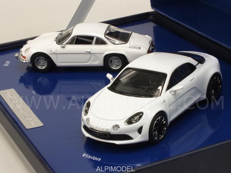Alpine A110 + Vision 2016 (2 Cars set) Gift box - norev