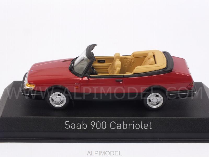 Saab 900 Turbo 16 Cabriolet 1992 (Red) - norev
