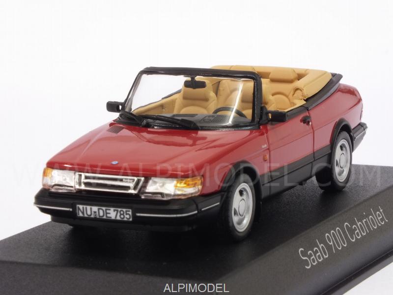 Saab 900 Turbo 16 Cabriolet 1992 (Red) by norev