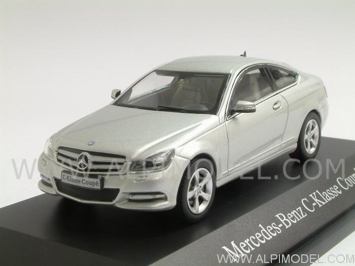 Mercedes C-Class Coupe 2011 (Iridium Silver) (Mercedes Promo) by norev