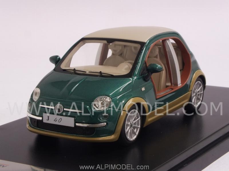 Fiat 500 Castagna EV Kadafi 2009 (Green/Wood) by premium-x