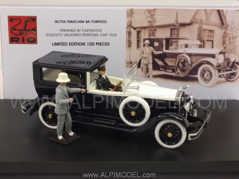 Isotta Fraschini 8A Torpedo Fleetwood 1925 Rodolfo Valentino (with 2 figurines) by rio