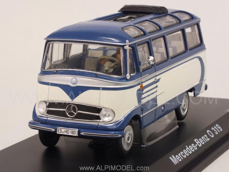Mercedes O319 Bus (Cream/Blue)  with driver by schuco