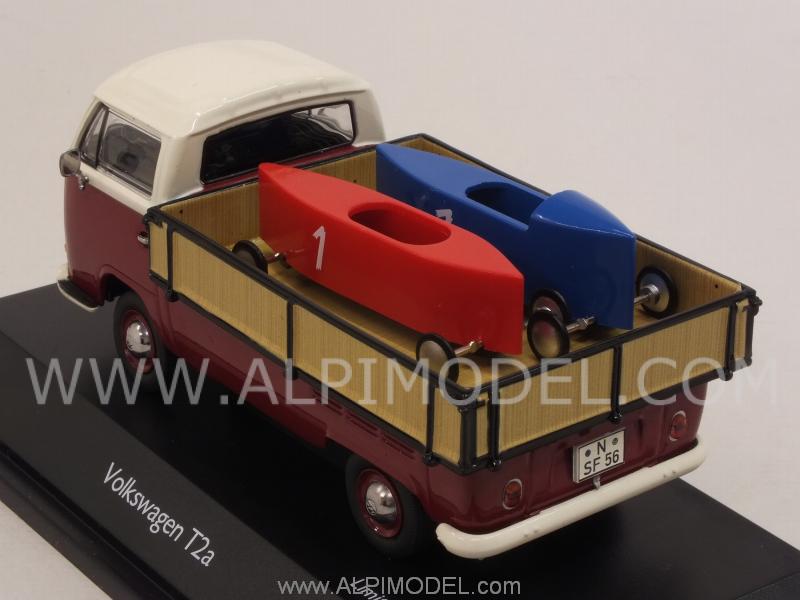 Volkswagen T2a Pickup with 'soap box' cars - schuco