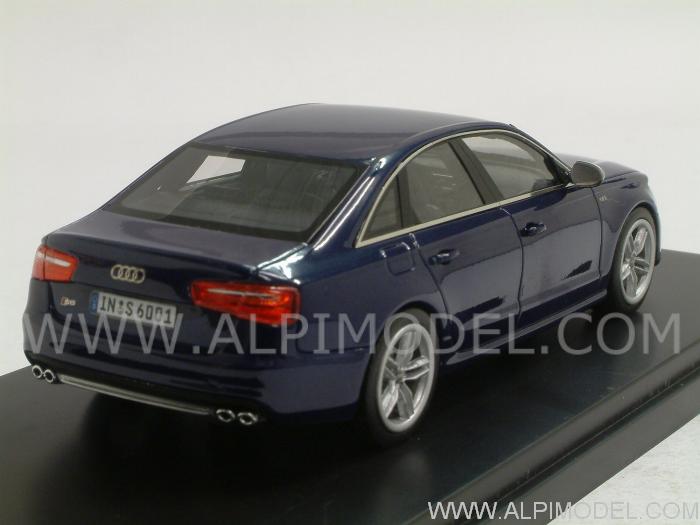 Audi S6 (Estoril Blue) HQ resin (Audi Promo) - schuco
