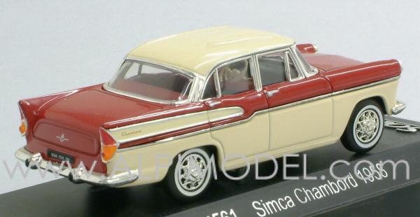 Simca Chambord 1958 (red/white) - solido