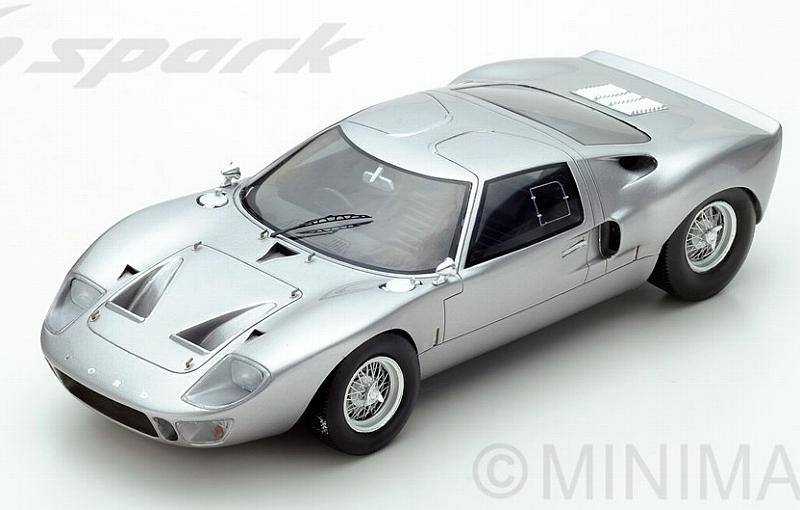 Ford GT40 1966 (Silver) by spark-model