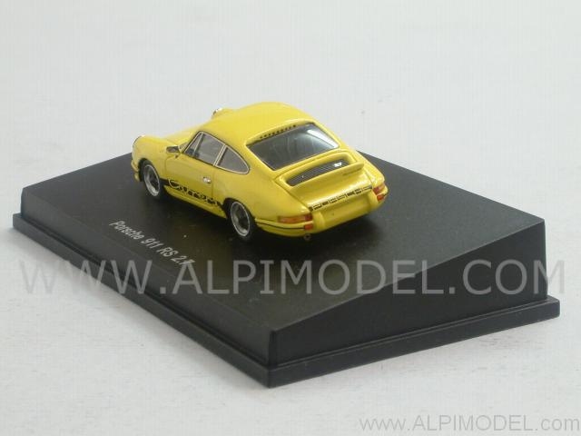 Porsche 911 RS 2.7 1973 (Yellow) (H0-1/87 scale - 5cm) - spark-model