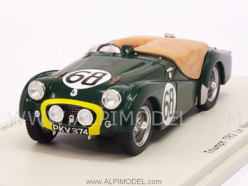 Triumph TR2 #68 Le Mans 1955 Brooke - Mortimer Morris - Goodall by spark-model