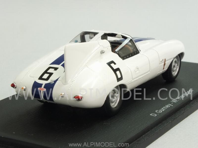 Jaguar E2A #6 Le Mans 1960 Gurney - Hansgen - spark-model