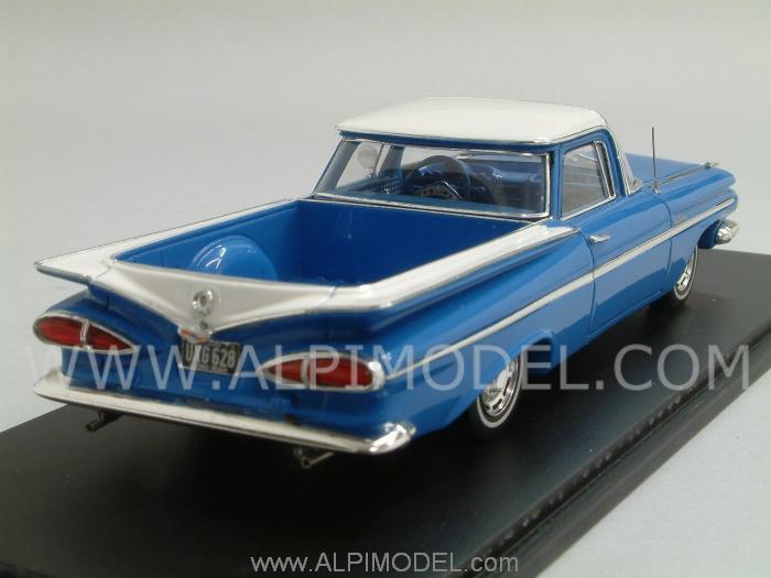 Chevrolet Impala EI Camino 1959 (Blue/White) - spark-model