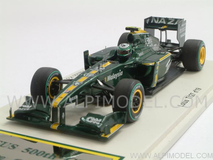 Lotus T127 #19 European GP 2010 Heikki Kovalainen - Limited Edition  500th F1 GP - spark-model