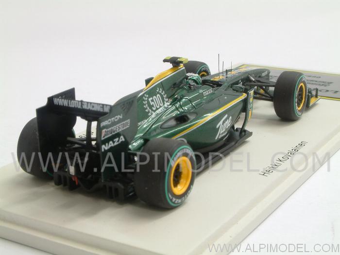 Lotus T127 #19 European GP 2010 Heikki Kovalainen - Limited Edition  500th F1 GP - spark-model