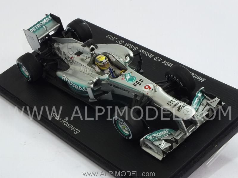 Mercedes W04 #9 Winner British GP 2013 Nico Rosberg - spark-model