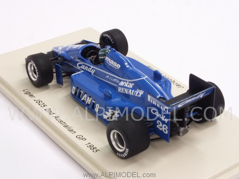 Ligier JS25 #26 GP Australia 1985 Jacques Lafitte - spark-model