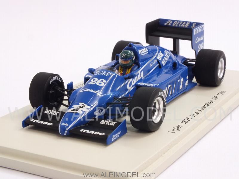 Ligier JS25 #26 GP Australia 1985 Jacques Lafitte by spark-model