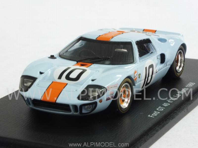 Ford GT40 #10 Le Mans 1968 Hawkins -  Hobbs by spark-model