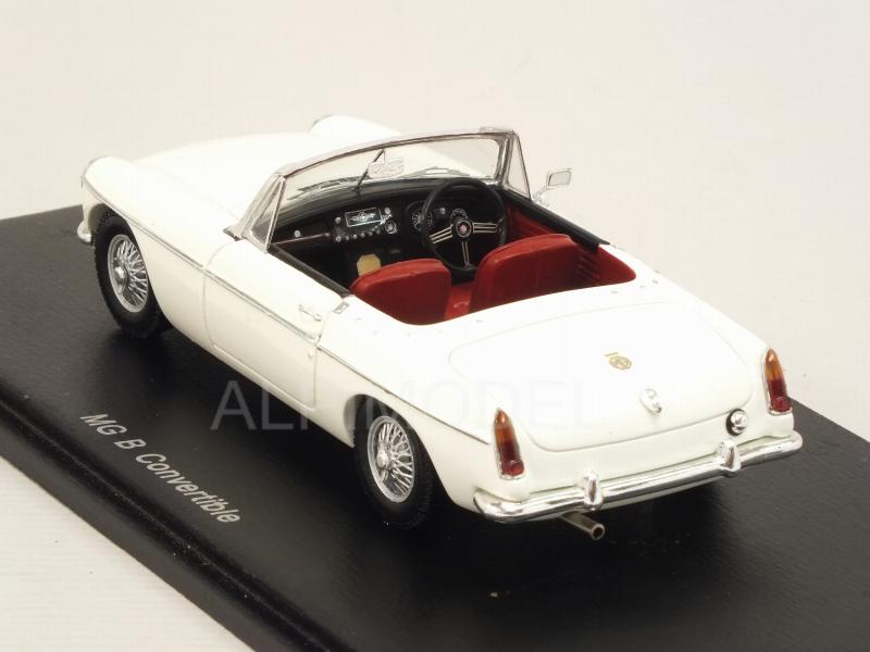 MG B Convertible 1966 (White) - spark-model