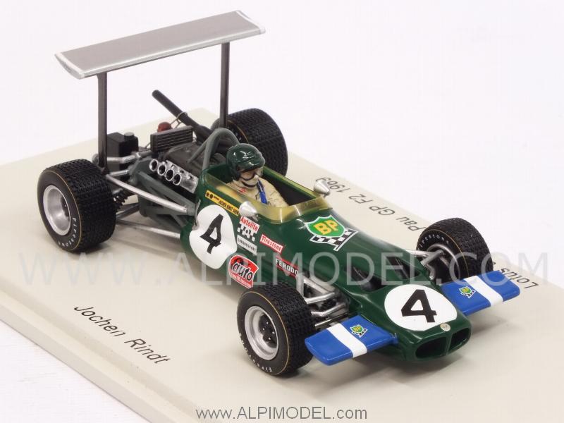 Lotus 59 #4 Winner F2 GP Pau 1969 Jochen Rindt - spark-model