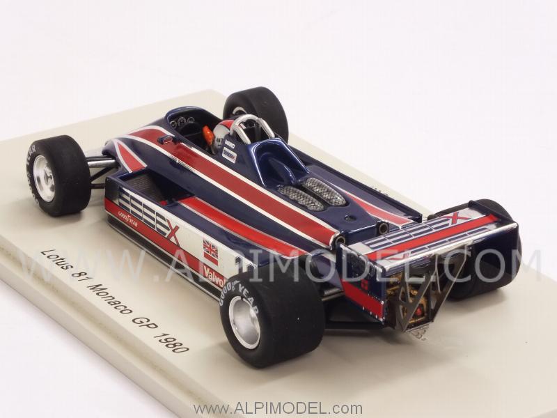 Lotus 81 #11 GP Monaco 1980 Mario Andretti - spark-model