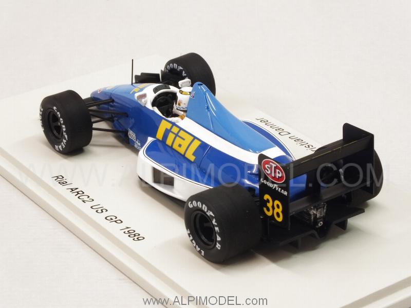 RIAL ARC2 #38 GP USA 1989 Christian Danner - spark-model